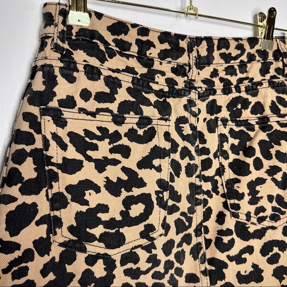 Revolve SUPERDOWN Leopard Print Denim set - Picture 14 of 16